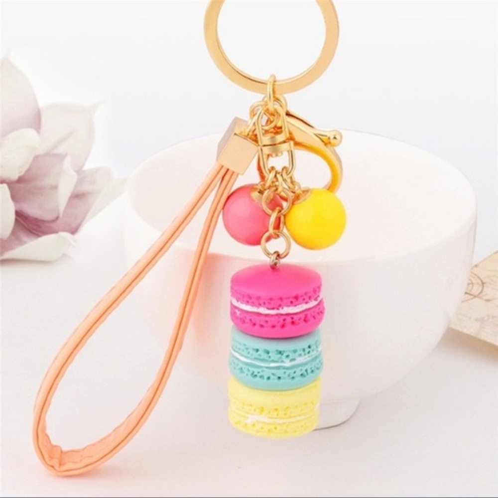 🆕🆕🆕 French Macaroons Keychain Bag Charm